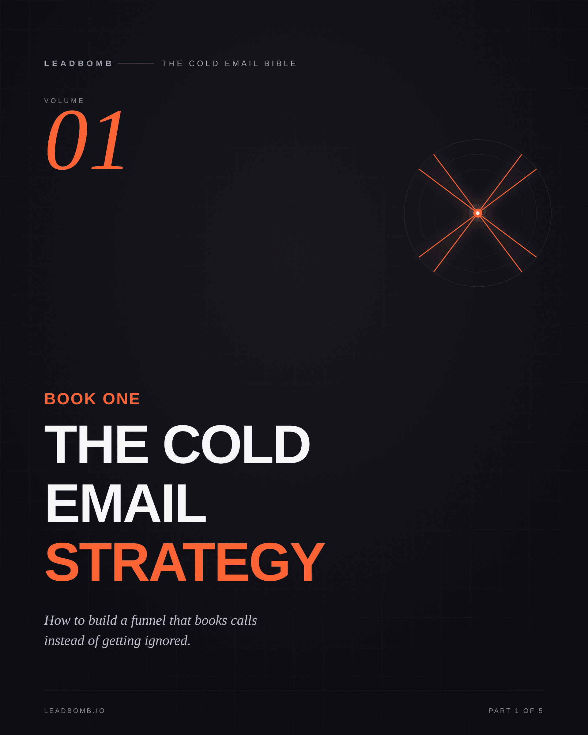 The Cold Email Strategy Ebook mockup